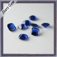 Новый дизайн квадратной формы Octagon Blue Synthetic Spinel